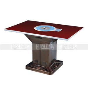Z81红 防滑玻璃餐桌